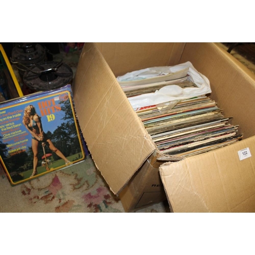 122 - A COLLECTION OF LP RECORDS TO INCLUDE T. REX, ELVIS PRESLEY, THE EVERLY BROTHERS ETC.