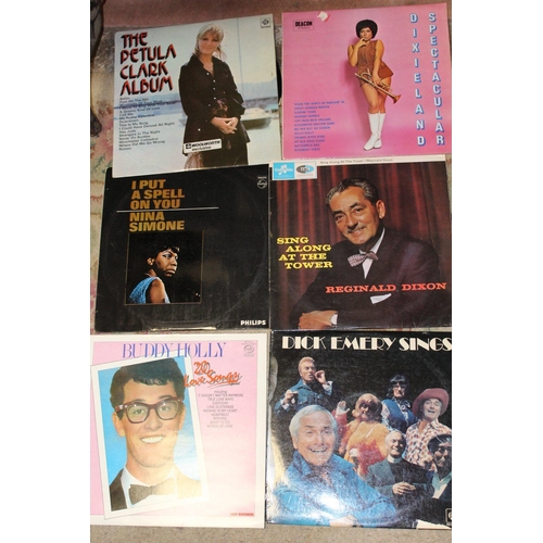 122 - A COLLECTION OF LP RECORDS TO INCLUDE T. REX, ELVIS PRESLEY, THE EVERLY BROTHERS ETC.