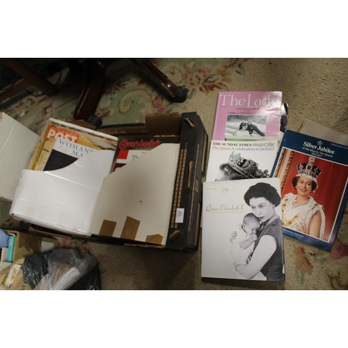 137 - A COLLECTION OF VINTAGE COMMEMORATIVE MAGAZINES AND NEWSPAPERS TO INCLUDE THE ILLUSTRATED LONDON NEW... 