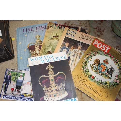 137 - A COLLECTION OF VINTAGE COMMEMORATIVE MAGAZINES AND NEWSPAPERS TO INCLUDE THE ILLUSTRATED LONDON NEW... 