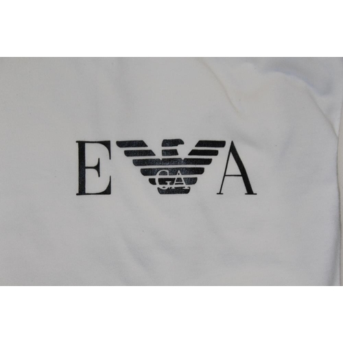 141 - A COLLECTION OF EMPORIO ARMANI UNDERWEAR CREW NECK T SHIRTS WITH TAGS AND CERTIFICATES OF VARIOUS SI... 