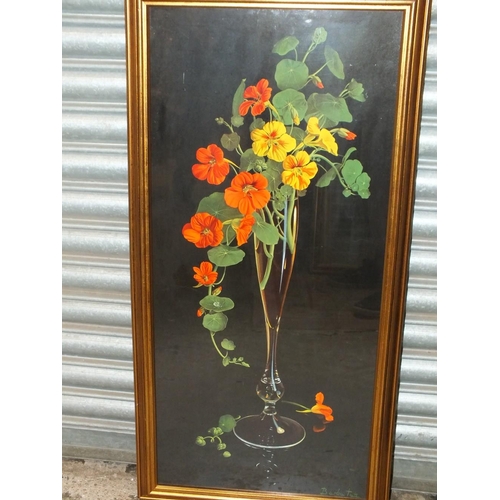 40 - A COLLECTION OF ASSORTED PICTURES AND PRINTS TO INCLUDE STILL LIFE STUDIES OF FLOWERS, WATERCOLOUR O... 
