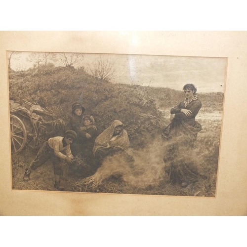 55 - A COLLECTION OF VINTAGE BLACK AND WHITE PRINTS TO INCLUDE A W. WOODHOUSE EXAMPLE, VINTAGE PHOTOGRAPH... 