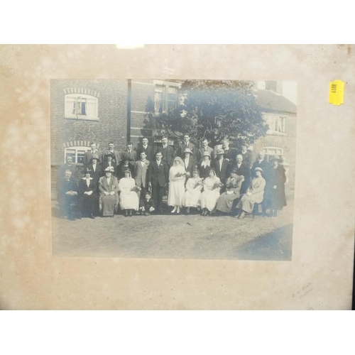 55 - A COLLECTION OF VINTAGE BLACK AND WHITE PRINTS TO INCLUDE A W. WOODHOUSE EXAMPLE, VINTAGE PHOTOGRAPH... 