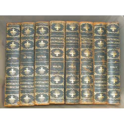80 - TWO VICTORY PLY WOOD JIG SAW PUZZLES TOGETHER WITH EIGHT BOOKS OF PICTORIAL KNOWLEDGE VOLUMES