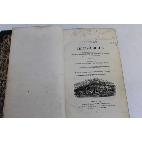 105 - VOLUME I AND II OF THE HISTORY OF BRITISH BIRDS 1821