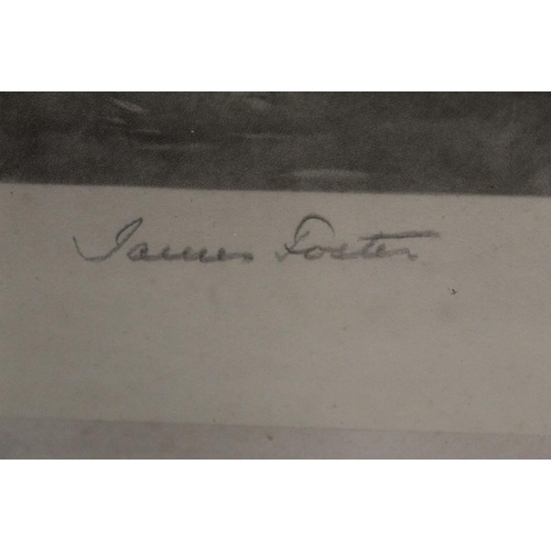 68 - JOHN COLLIER. Two etching and aquatints on paper dated 1886. Hunting scenes, huntsmen with hounds at... 