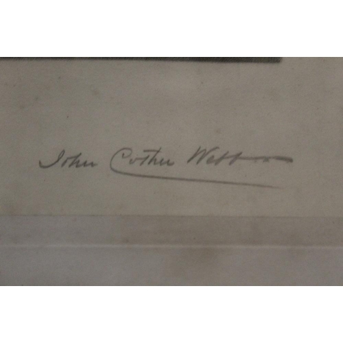 68 - JOHN COLLIER. Two etching and aquatints on paper dated 1886. Hunting scenes, huntsmen with hounds at... 