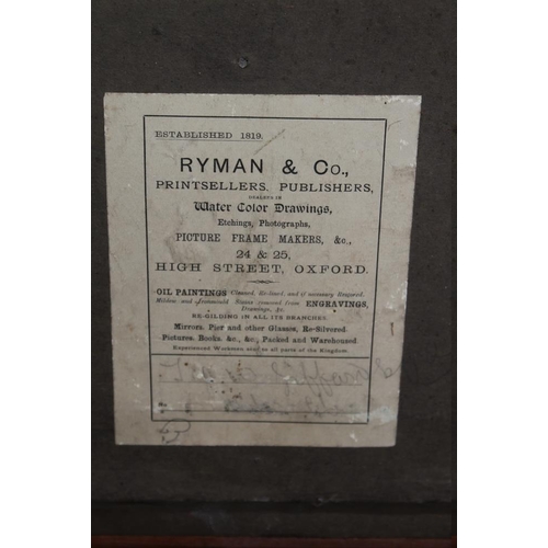 69 - HERBERT DICKSEE 1899. A ploughing scene 'The Last Furrow'. Signed with initials in plate lower right... 