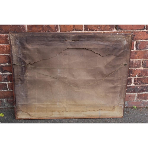 72 - ALEXANDER JOHNSON. 'The Covenanters', engraving on paper published 1855, framed in maple frame and g... 