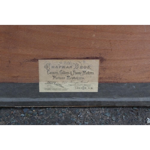 78 - F. STRATTON. A misty wooded landscape, signed and dated 1875 lower right, watercolour, framed and gl... 