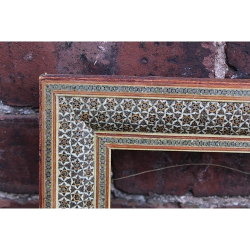81 - TWO TWENTIETH CENTURY DECORATIVE FRAMES, rebate 24 x 18 cm