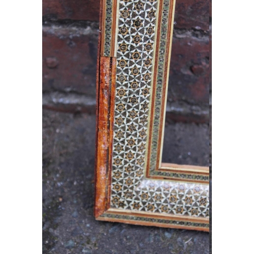81 - TWO TWENTIETH CENTURY DECORATIVE FRAMES, rebate 24 x 18 cm