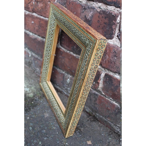 81 - TWO TWENTIETH CENTURY DECORATIVE FRAMES, rebate 24 x 18 cm