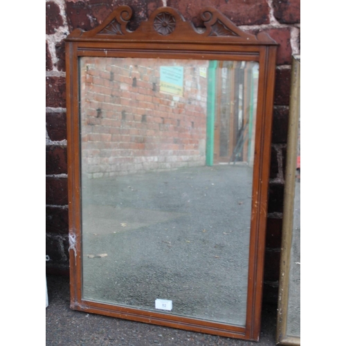 82 - A QUANTITY OF VARIOUS VINTAGE MIRRORS
