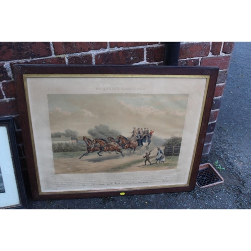 84 - A QUANTITY OF FRAMED VINTAGE ENGRAVINGS AND PRINTS, various artists and subjects