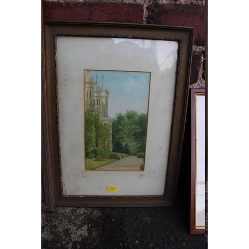 85 - A QUANTITY OF WATERCOLOURS ETC., various artists and subjects