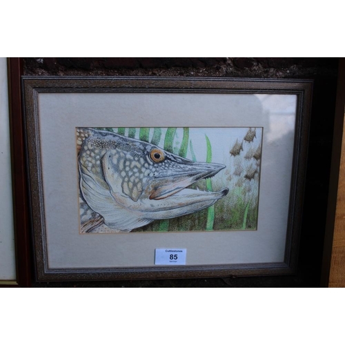 85 - A QUANTITY OF WATERCOLOURS ETC., various artists and subjects