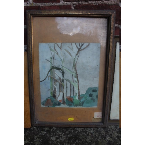 85 - A QUANTITY OF WATERCOLOURS ETC., various artists and subjects