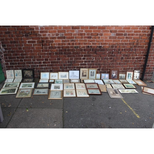 86 - TWO TRAYS OF VINTAGE PRINTS, various artists and subjects
