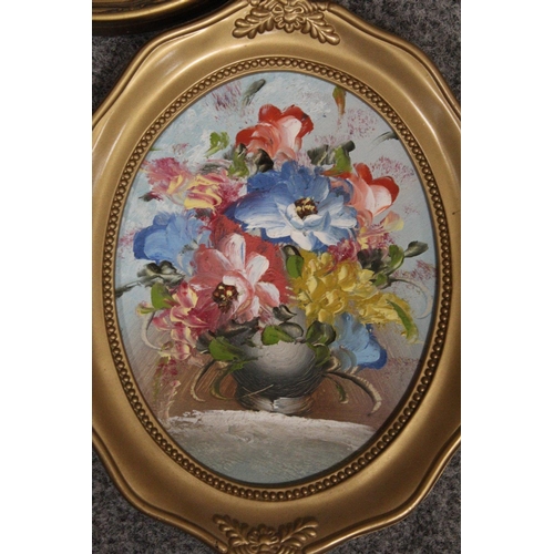 70 - A BOX OF GILT FRAMED OIL PAINTINGS TO INCLUDE LANDSCAPES, STILL LIFE STUDIES ETC.