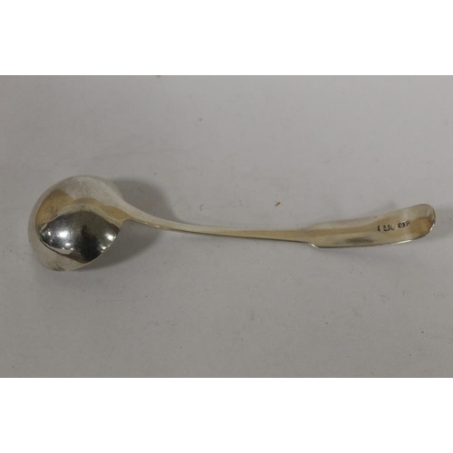 418 - ANTIQUE  HALLMARKED SCOTTISH SILVER LADLE