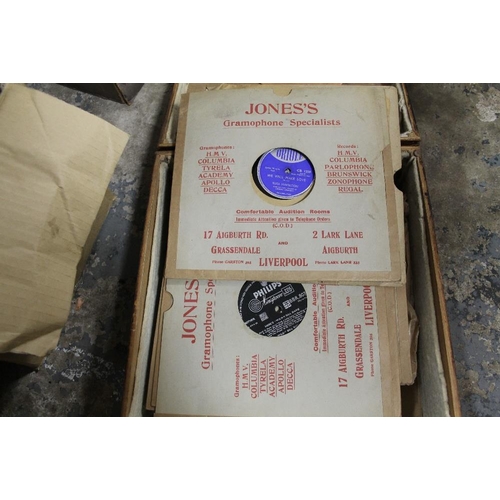 157 - A QUANTITY OF 78 RPM RECORDS ETC.