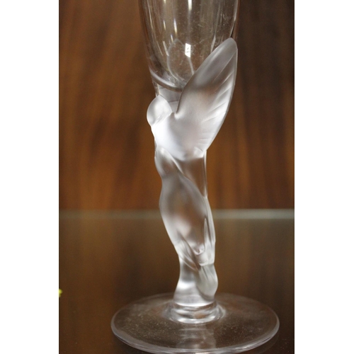 277 - A PAIR OF FRANKLIN MINT HOUSE OF CARL FABERGE CHAMPAGNE FLUTES AND SINGLE CANDLE HOLDER TOGETHER WIT... 