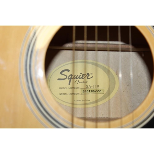 320 - A SQUIRE BY FENDER SA-110 ACOUSTIC GUITAR