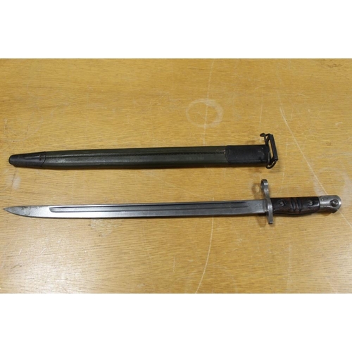 328 - A REMINGTON WWI U.S. BAYONET AND SCABBARD