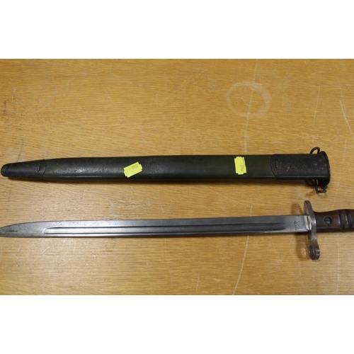 328 - A REMINGTON WWI U.S. BAYONET AND SCABBARD