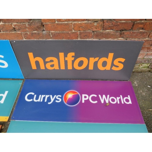 40 - FIVE PERSPEX SHOP ADVERTISING SIGNS TO INCLUDE POUNDLAND AND GREGGS, REPRODUCTION FUN FAIR SIGN (6)