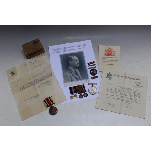 913 - A SMALL COLLECTION OF MEDALS AND ASSOCIATED CORRESPONDENCE FOR MR LOUIS E.T. FORSTER,  to include th... 