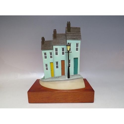 362 - PAUL HORTON (B. 1982). 'Homes & Hearts II', a limited edition painted sculpture, number 359/395 with... 