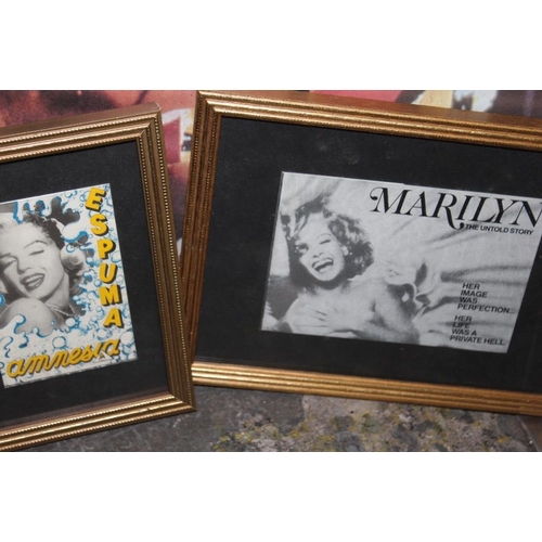 108 - A SELECTION OF MARILYN MONROE RELATED PICTURES AND PRINTS (6)