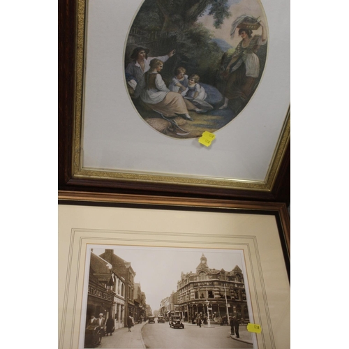 57 - A QUANTITY OF ASSORTED PICTURES AND PRINTS TO INCLUDE SIGNED LIMITED EDITION RICHARD APERMAN FLORAL ... 