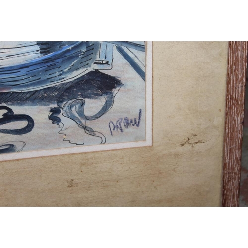 75 - (XX). A beach scene with boats 'Fishing Boasts at Bottels Bay, Cape Peninsula, South Africa' see ver... 