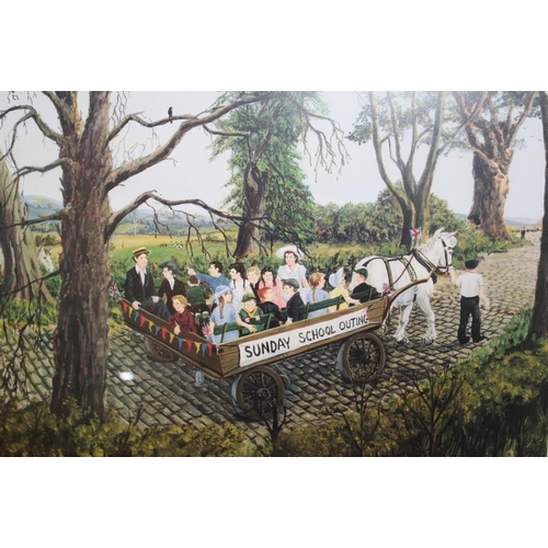 88 - A COLLECTION OF FRAMED AND GLAZED LIMITED EDITION TOM DODSON PRINTS TO INCLUDE SIGNED EXAMPLES (5)