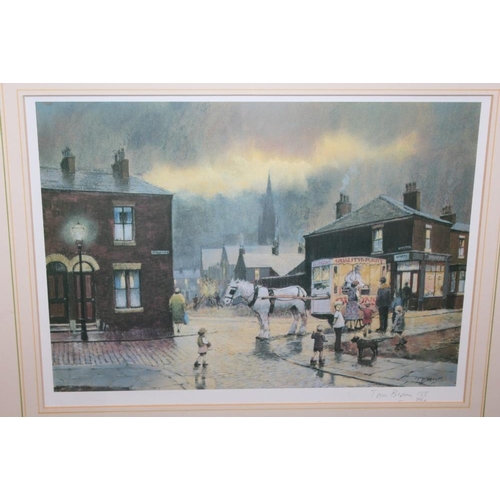 88 - A COLLECTION OF FRAMED AND GLAZED LIMITED EDITION TOM DODSON PRINTS TO INCLUDE SIGNED EXAMPLES (5)