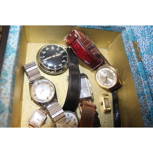 338 - A COLLECTION OF ASSORTED LADIES AND GENTS WRISTWATCHES TO INC A THORAL EXAMPLE, BUCHERER EXAMPLE ETC