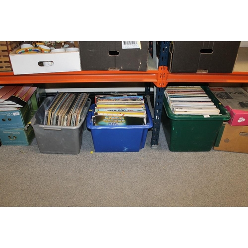 189 - THREE BOXES OF ASSORTED LP RECORDS TO INCLUDE KOOL AND THE GANG