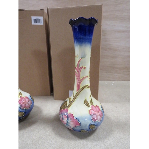 263 - A PAIR OF BOXED OLD TUPTONWARE VASES