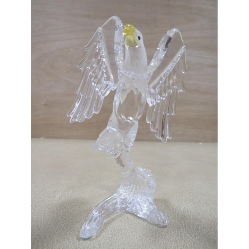 269 - A BOXED SWAROVSKI CRYSTAL EAGLE