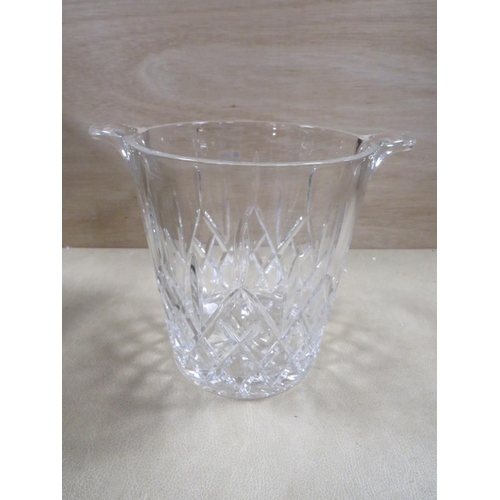 286 - A BOXED GALWAY CRYSTAL CHAMPAGNE BUCKET