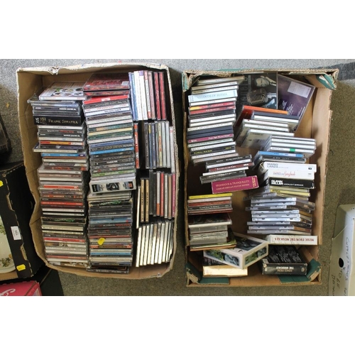 208 - TWO TRAYS OF CD'S ETC