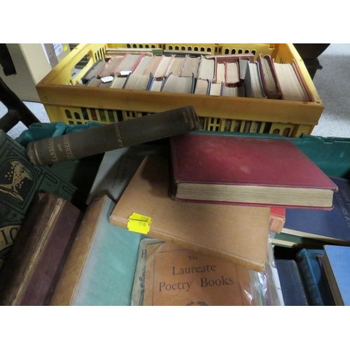 121 - TWO BOXES OF VINTAGE BOOKS