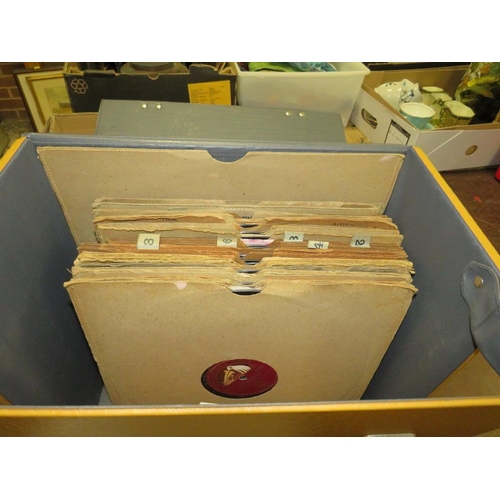 87 - A CASE OF 78 RPM RECORDS