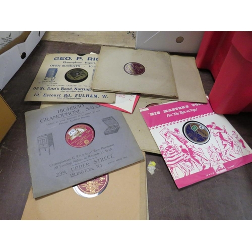 87 - A CASE OF 78 RPM RECORDS