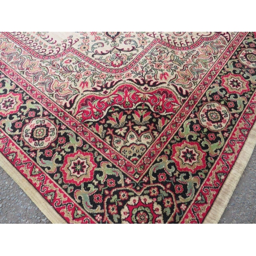 708 - A VINTAGE WOOLEN RUG 275 X 368 CM