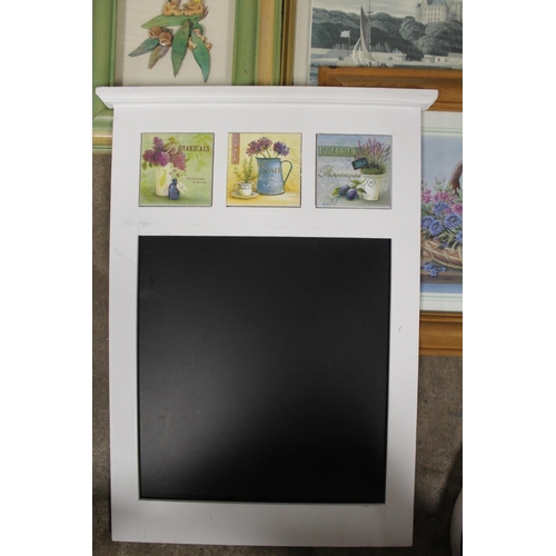 32 - A QUANTITY OF FRAMED PRINTS TO INCLUDE DECOUPAGE EXAMPLES